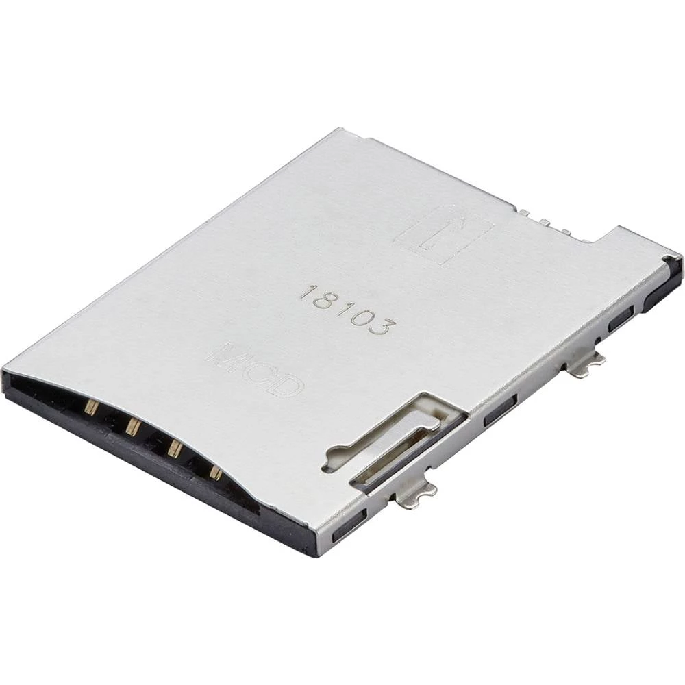 Molex utor za SIM karticu Ukupan broj polova 8 Raster: 1.27 mm 476030001 1 St. Tape on Full reel slika