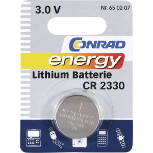 Litijumska dugmasta baterija Conrad energy CR 2330 slika