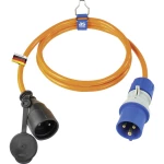 kao - Schwabe Camping Caravan CEE adapterski kabel 1,5 m poliuretanski kabel, CEE utikač s Powerlight prikazom napona AS Schwabe 862435 struja adapterski kabel 16 A narančasta 1.5 m