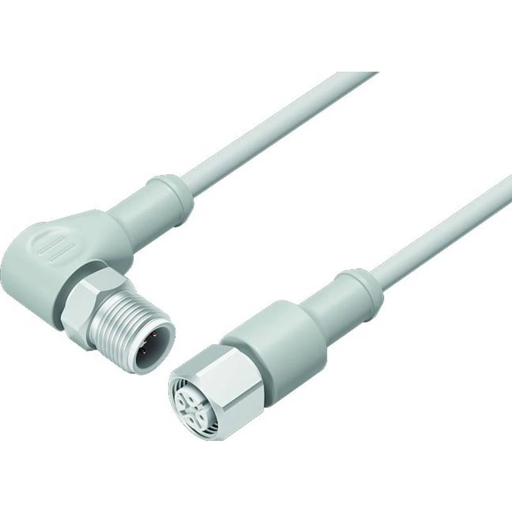 binder 77 3730 3727 20908-0200-20 utični konektor za senzor/aktivator, konfekcionirani ravni muški konektor, žženski kon slika