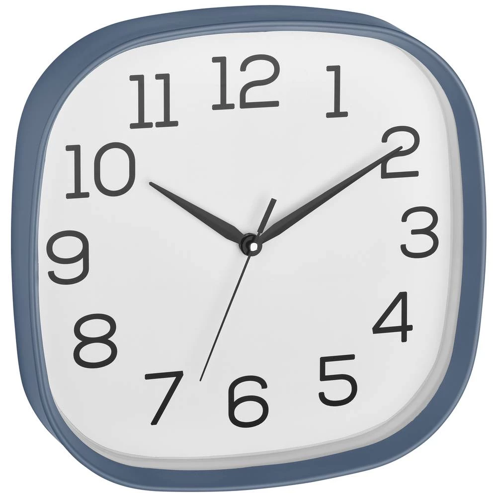 <br>  TFA Dostmann<br>  60.3053.06<br>  kvarčni<br>  zidni sat<br>  295 mm x 55 mm <br>  plava boja<br>  tihi rad<br> slika