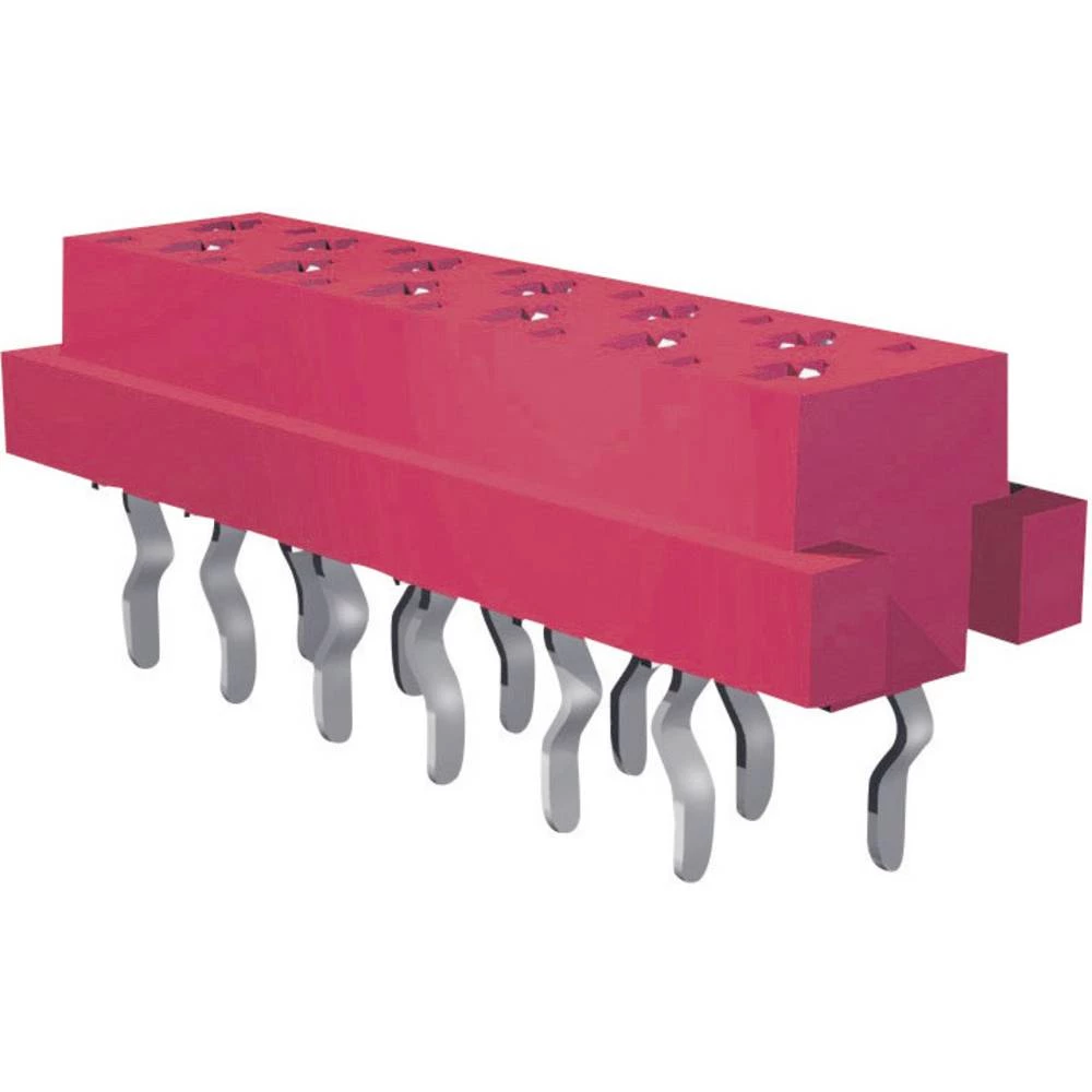 TE Connectivity kućište utičnice za tiskanu pločicu Micro-MaTch Ukupan broj polova 6 Raster: 1.27 mm 7-215079-6 1 St. slika