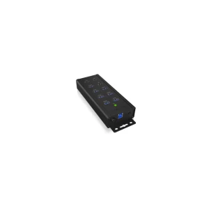 ICY BOX IB-HUB1703-QC3 10 ulaza USB 3.2 Gen 1 hub (USB 3.0)  crna slika