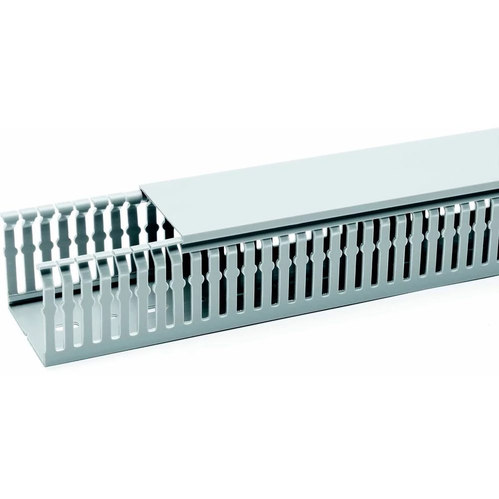 OBO Bettermann 6132514 kanal za ožičenje gornji dio (D x Š x V) 2000 x 60 x 80 mm 18 St. siva slika