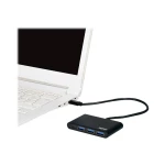 PORT Designs 900122 4 ulaza USB-C® (3.2 gen. 2) čvorište s više priključaka  srebrna, bijela