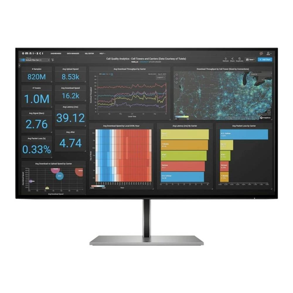 HP Z27q G3 LED zaslon Energetska učinkovitost 2021 F (A - G) 68.6 cm (27 palac) 2560 x 1440 piksel 16:9 5 ms HDMI™, Dis slika