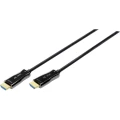 Digitus Glasfaser / HDMI video priključni kabel [1x muški konektor HDMI - 1x muški konektor HDMI] 20.00 m crna slika