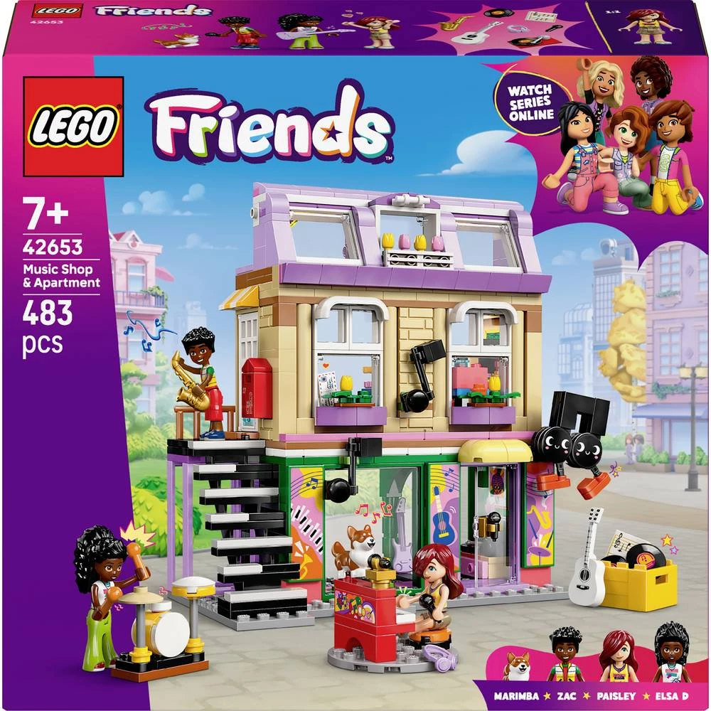 42653 LEGO® FRIENDS Glazbena trgovina i apartman slika