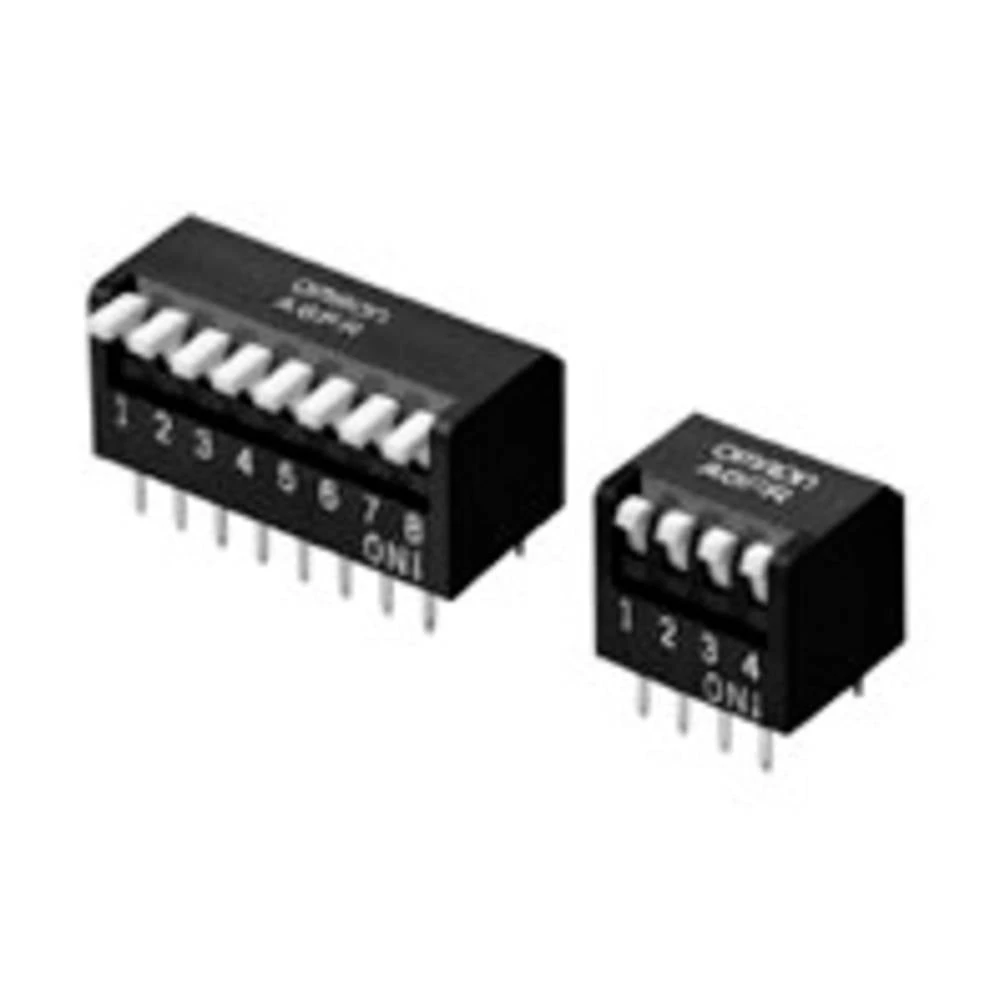 Omron  dip prekidač Broj polova (broj) 2 THT 1 St. Bag slika