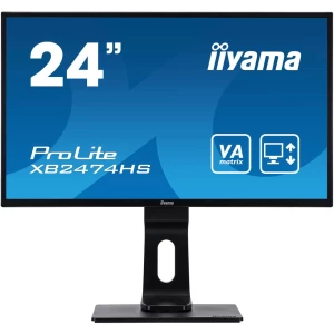 LED zaslon 59.9 cm (23.6 ") Iiyama ProLite XB2474HS ATT.CALC.EEK B (A+++ - D) 1920 x 1080 piksel HD 1080 p 4 ms VGA, HDMI™ slika