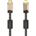 Hama    HDMI    priključni kabel    1.5 m    00205025        smeđa boja    [1x UK utikač - 1x muški konektor HDMI] slika