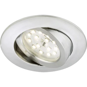 LED ugradna svjetiljka 5 W Toplo-bijela Briloner 7209-019 Aluminij boja slika