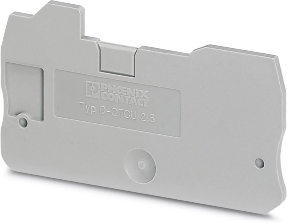 D-QTCU 2,5 - završni poklopac D-QTCU 2,5 Phoenix Contact sadržaj: 50 kom.