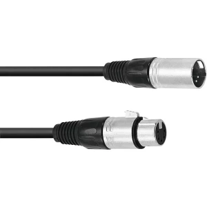 Omnitronic 30220769 XLR priključni kabel [1x 5-polni muški konektor XLR - 1x 5-polni ženski konektor XLR] 5.00 m crna slika