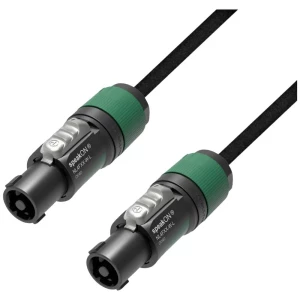 Adam Hall 5 STAR S 425 SS 0040 zvučnik priključni kabel [1x #####NL4FX-Stecker (4-polig) - 1x #####NL4FX-Stecker (4-polig)] 0.4 m crna slika