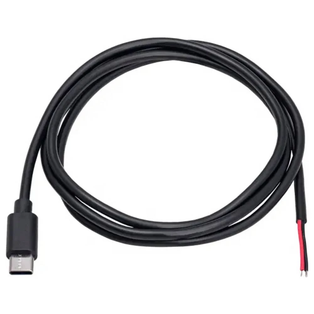 Akyga AK-SC-38 niskonaponski adapterski kabel muški konektor USB-C® - slobodan kraj 1 m 1 kom. slika