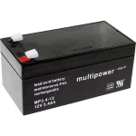 Olovni akumulator 12 V 3.4 Ah multipower PB-12-3,4-4,8 MP3,4-12 Olovno-koprenasti (Š x V x d) 134 x 66.5 x 67 mm Plosnati priklj