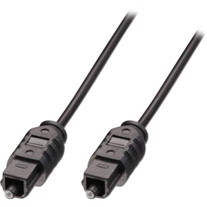 LINDY Toslink digitalni audio priključni kabel [1x muški konektor toslink (ODT) - 1x muški konektor toslink (ODT)] 10.00 m siva slika