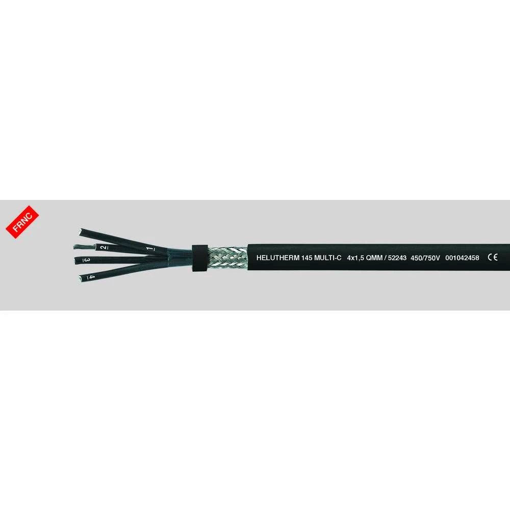 Helukabel HELUTHERM® 145 Multi-C vod za visoke temperature 4 x 1.5 mm² crna 52243-1000 1000 m slika