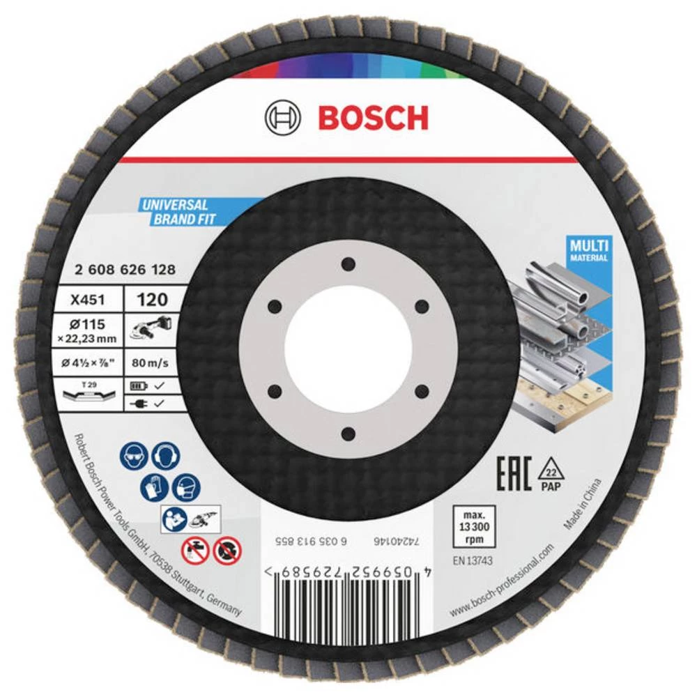 Bosch Accessories 2608626128 lamelna brusna ploča promjer 115 mm Promjer bušotine 22.23 mm 1 kom. slika