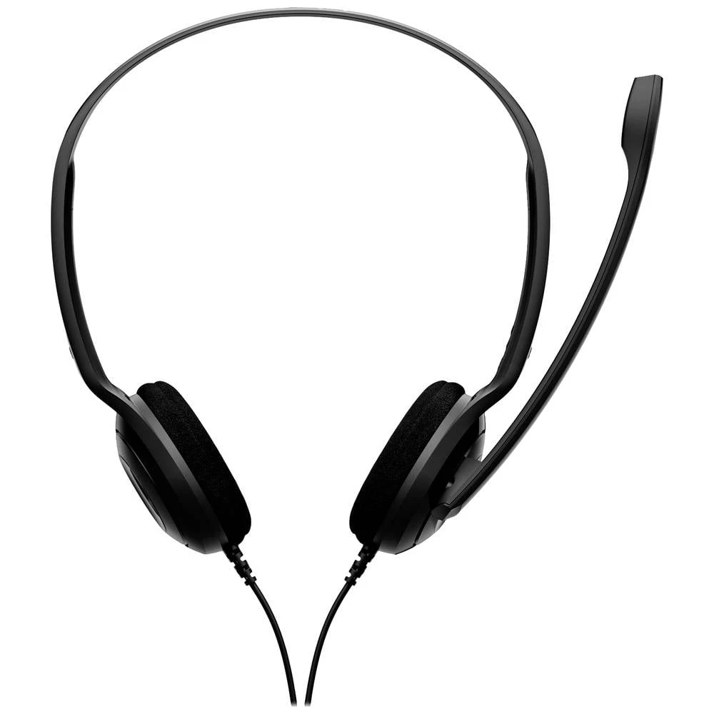 EPOS EDU 12 On Ear Headset žičani stereo crna smanjivanje šuma mikrofona, poništavanje buke kontrola glasnoće računalo slika