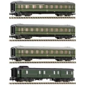 Fleischmann 6260004 N Komplet od 4 putnička vagona ekspresnog vlaka DB slika