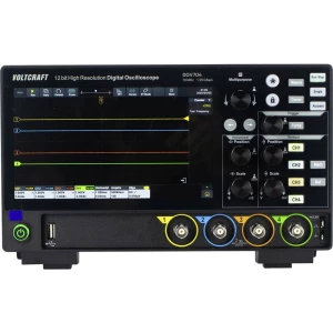 VOLTCRAFT DOV704 digitalni osciloskop 70 MHz 4-kanalni 1.25 GSa/s 50 Mpts 12 Bit digitalni osciloskop s memorijom (ods) slika