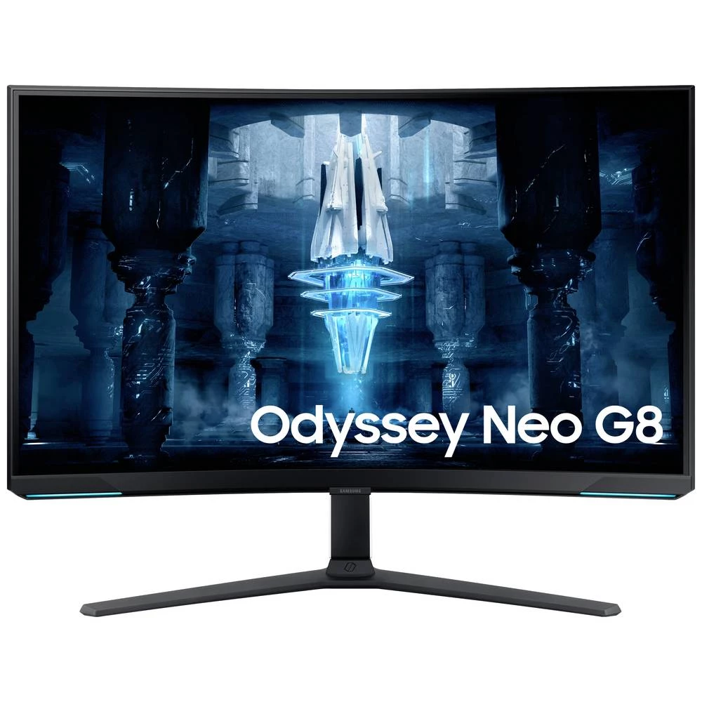Samsung Odyssey Neo G8 S32BG850NP LED zaslon 81.3 cm (32 palac) Energetska učinkovitost 2021 G (A - G) 3840 x 2160 piksel UHD, 4K 1 ms HDMI™, DisplayPort, USB 3.2 gen. 1 (USB 3.0), slušalice (3.5 m... slika