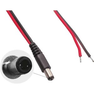 Niskonaponski priključni kabel Ravni muški konektor 5.50 mm 2.50 mm BKL Electronic 075827 1 ST slika