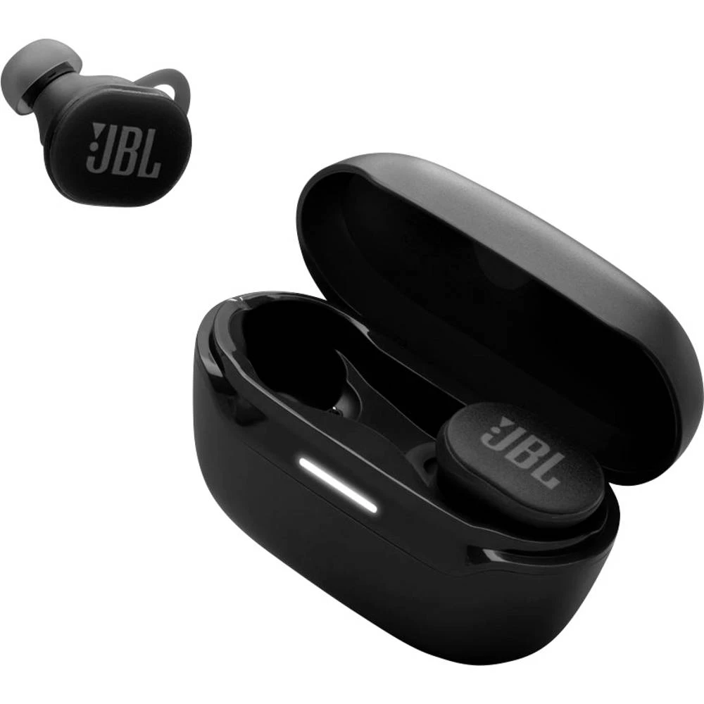 JBL Endurance Race 2 In Ear slušalice bežični, Bluetooth® stereo crna poništavanje buke, smanjivanje šuma mikrofona kuti slika
