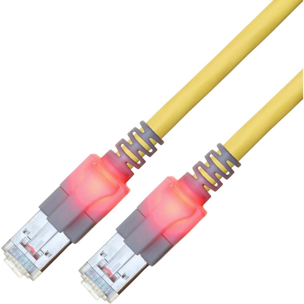 Easylan CS1OYCDCD0250 RJ45 mrežni kabel, Patch kabel CAT 6 S/FTP 25.00 m žuta dvostruko zaštićen, bez halogena, vatrosta slika