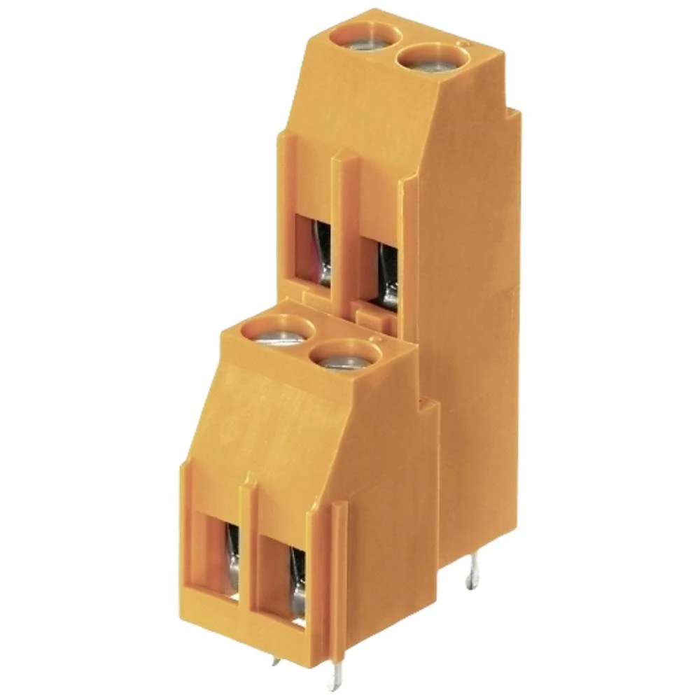 Weidmüller LL2N 5.08/04/90 3.2SN BK BX Vijčana blok spojka 50 ST slika