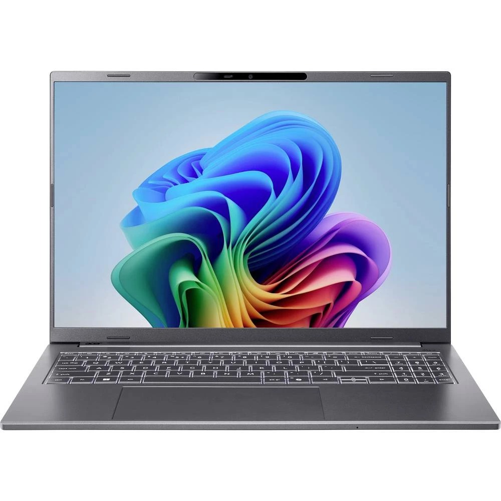 Acer Notebook Aspire 16 AI 40.6 cm (16 palac) WUXGA Qualcomm® Snapdragon X X1-26-100 32 GB RAM 1 TB SSD njemačka, qwertz slika