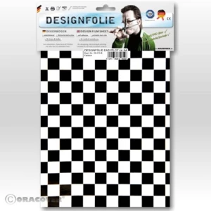 Dizajnerska folija Oracover Easyplot Fun 4 95-010-071-B (D x Š) 300 mm x 208 cm Bijela-crna slika