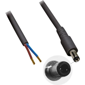 Niskonaponski priključni kabel Ravni muški konektor 5.50 mm 2.10 mm BKL Electronic 075830 1 ST slika