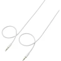 SpeaKa Professional-JACK audio priključni kabel [1x JACK utikač 3.5 mm - 1x JACK utikač 3.5 mm] 1.50 m bijeli SuperSoft slika