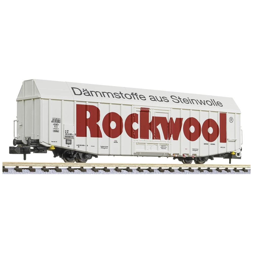 Liliput L265814 N Teretna kola velikog kapaciteta Hbbks Rockwool of the DB slika