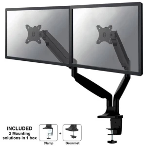 Stolni nosač za monitor 25,4 cm (10) - 81,3 cm (32) Nagibni i okretni NewStar NM-D750DBLACK slika