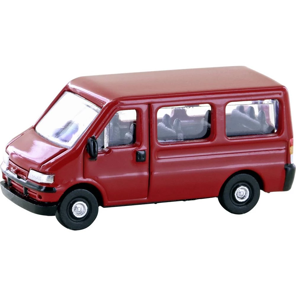 Minis by Lemke LC61316 n model autobusa Fiat Ducato II Bus, crveni slika