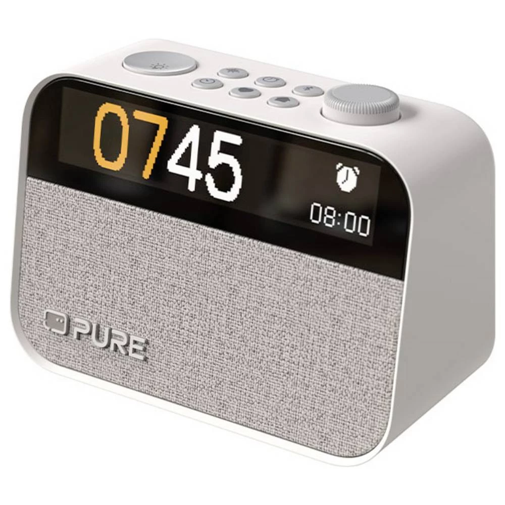 Pure Moment radio sat ambijentalno svjetlo pamuk bijela slika