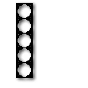 Busch-Jaeger 5-struki  okvir okvir   prometno-bijela, crna 2CKA001754A4428 slika