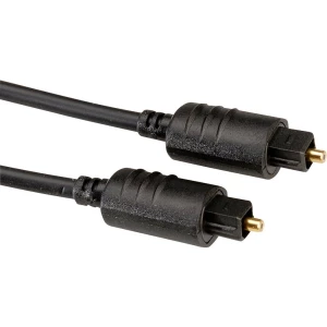 Value Toslink digitalni audio priključni kabel [1x muški konektor toslink (ODT) - 1x muški konektor toslink (ODT)] 3.00 m crna slika