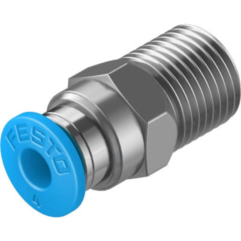 FESTO ravni priključak 153001 QS-1/8-4 Ø cijevi: 4 mm Veličina navoja: R1/8 1 St. slika
