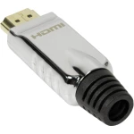 HDMI Adapter [1x Slobodan kraj - 1x Muški konektor HDMI] Crna, Srebrna LogiLink