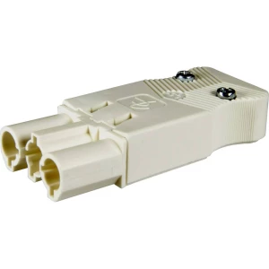 Adels-Contact 23903 mrežni utični konektor  ravni muški konektor Ukupan broj polova: 3 + PE 20 A bijela 200 St. slika