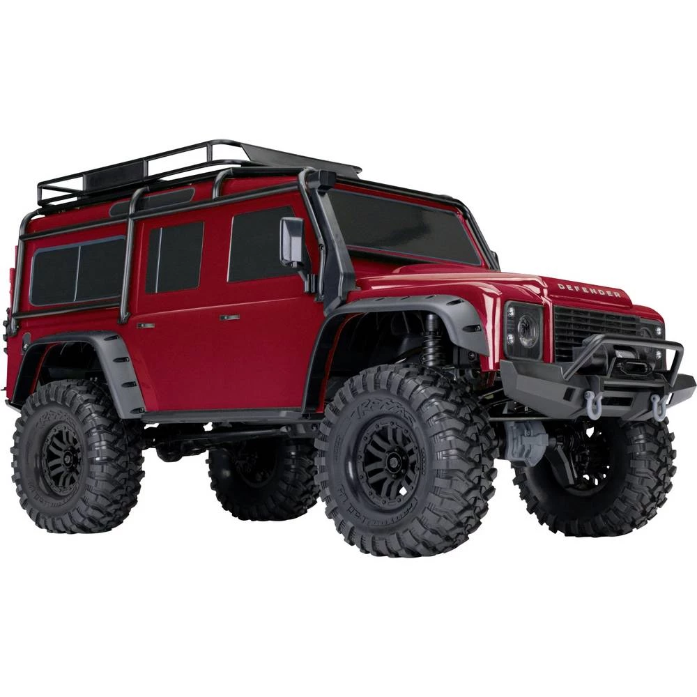 Traxxas TRX-4 Land Rover Defender s četkama 1:10 RC model automobila električni crawler pogon na sva četiri kotača (4wd) slika