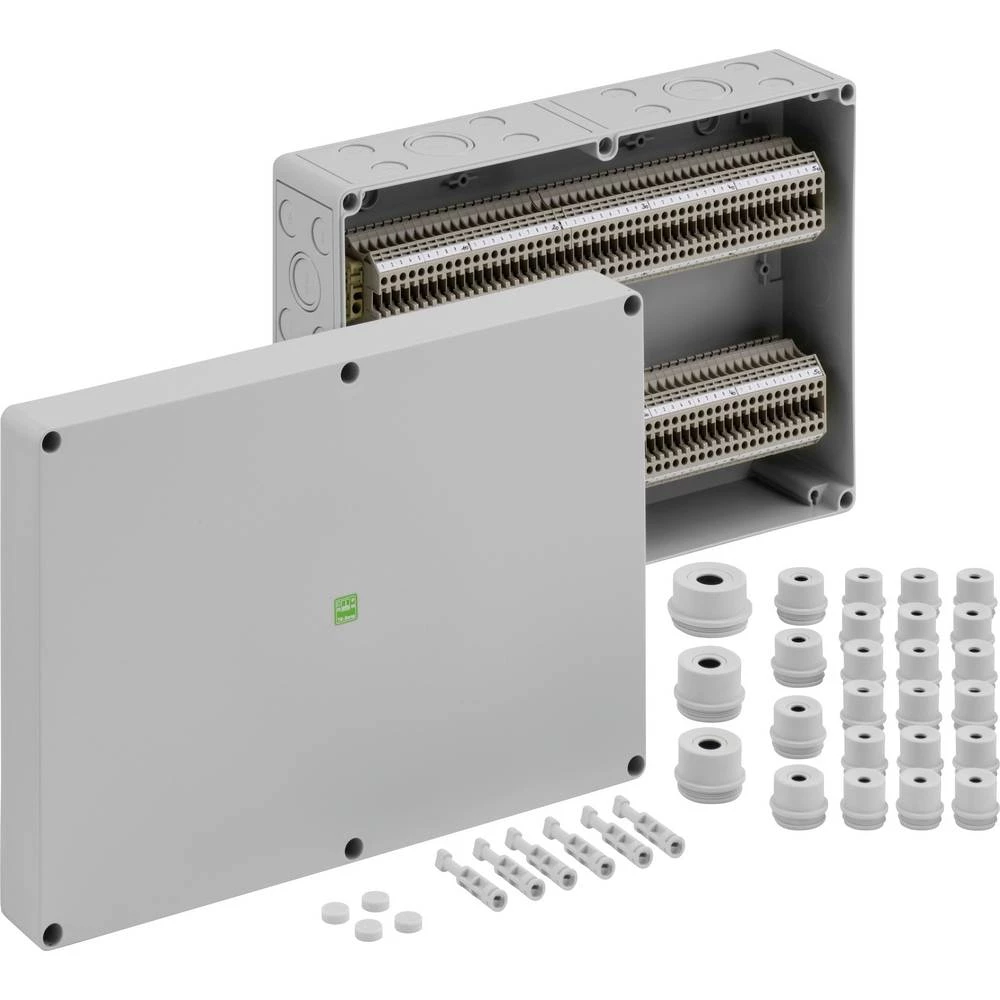 Spelsberg RK 4/100-100x4² kućište za redne stezaljke 254 x 360 x 111 aluminij siva 1 St. slika