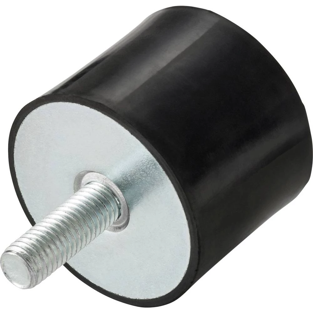 TRU COMPONENTS gumeni amortizer TC-NT50-40-43A Čvrstoća (detalji) 43 Shore A Maksimalni statički teret 86 kg slika