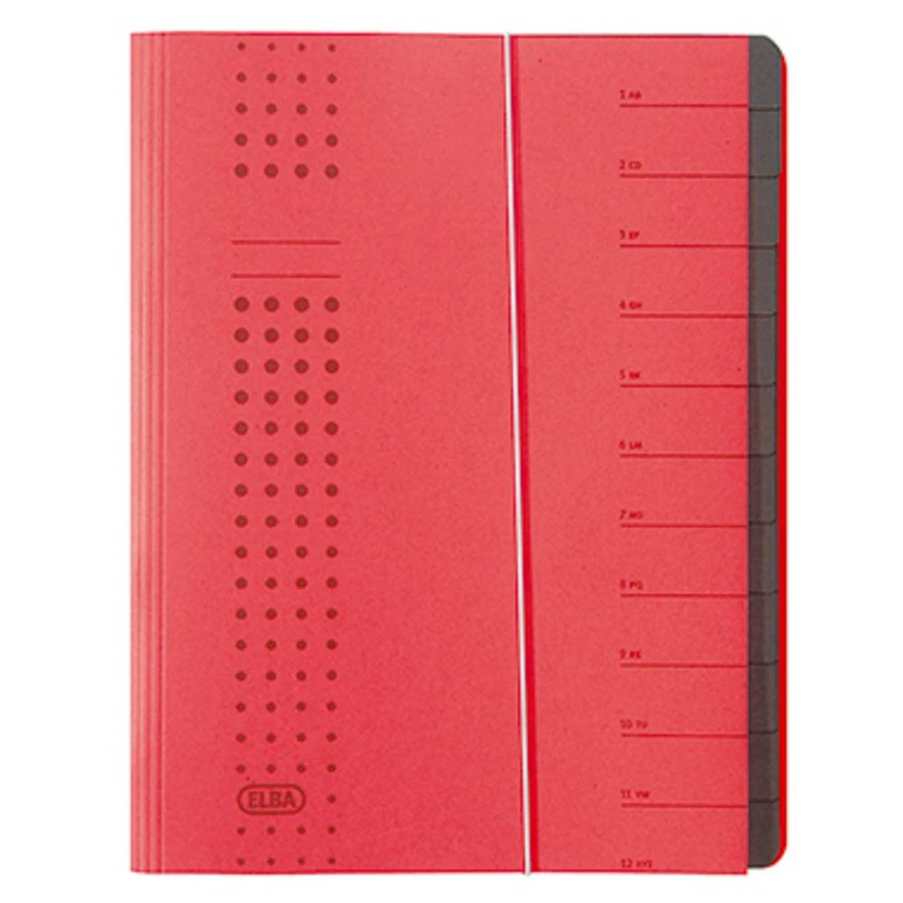Elba Uredski materijal chic Crvena DIN A4 Karton Broj pretinaca: 12 400001993 slika