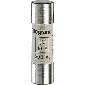 <br>  Legrand<br>  014306<br>  cilindrični osigurač<br>  <br>  <br>  <br>  <br>  6 A<br>  <br>  500 V/AC<br>  10 St.<br> slika